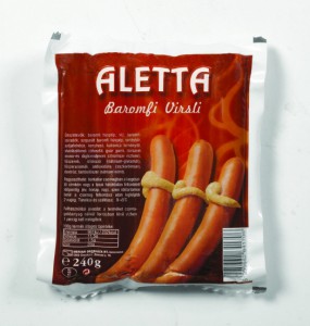 ALETTA baromfi virsli 240g