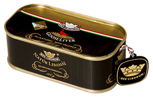 Natúr libamáj 400g Natur libamaj szarvasgombaval 100g