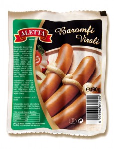 ALETTA baromfi virsli 180g